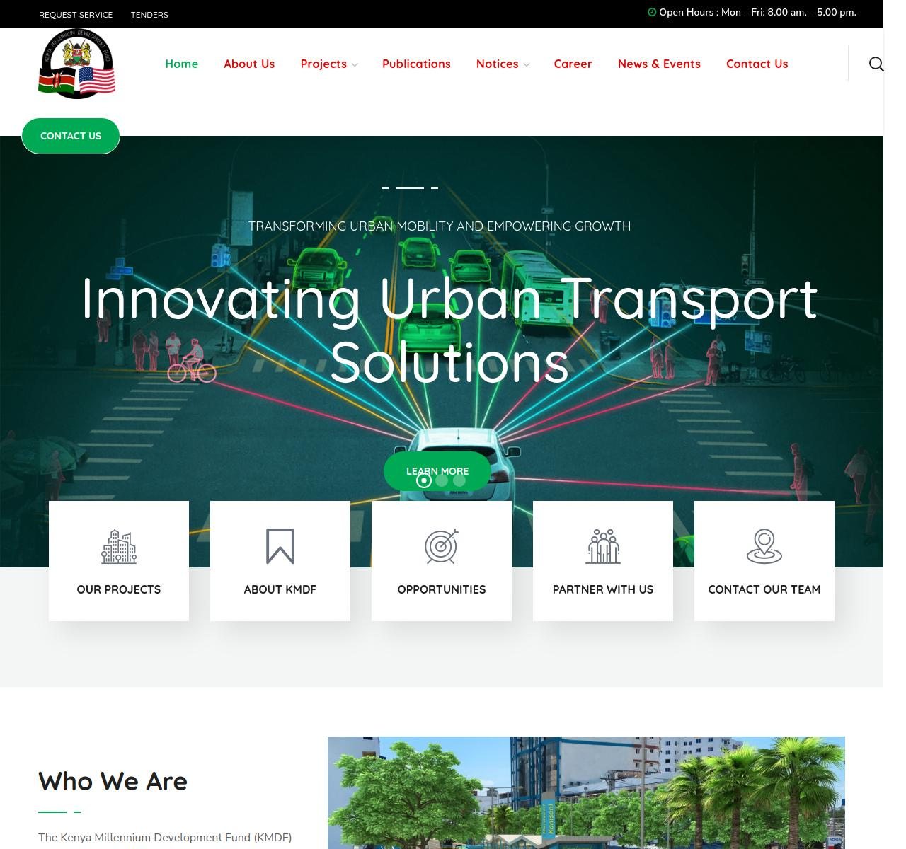 KMDF government fund website